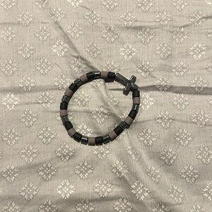 BKE Beaded Cross Bracelet